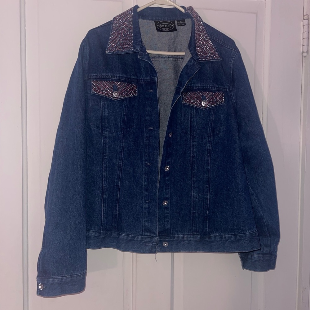 Selene Sport Blue Jean Jacket Classic Denim Style
